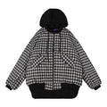 Two Checked Quilted Hooded Jackets Hipster
