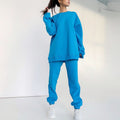 Top And Trousers Set Pullover Sweatpants Set