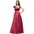 High-end Satin Wedding Evening Dress Slim Slimming Dress