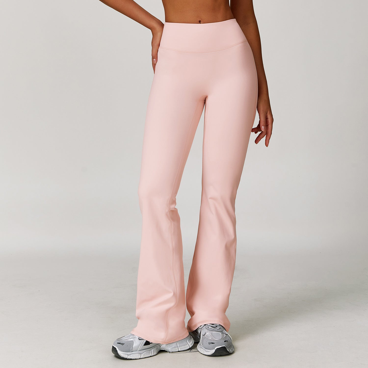 Brushed High Waist Yoga Tight Wide-leg Bell-bottoms
