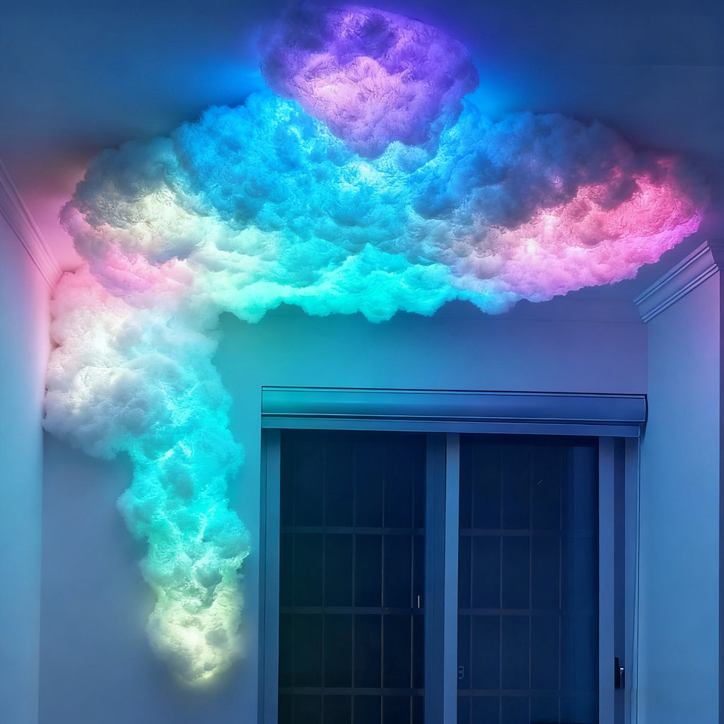 Creative Decorative Cloud Lamp Remote-Controlled LED Light RGB Color Changing