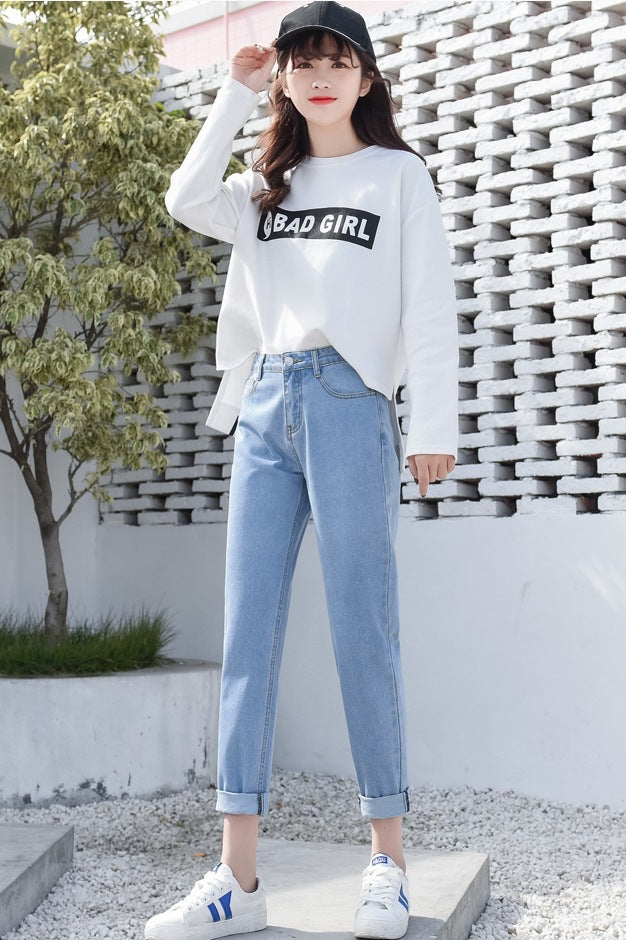 High waist jeans