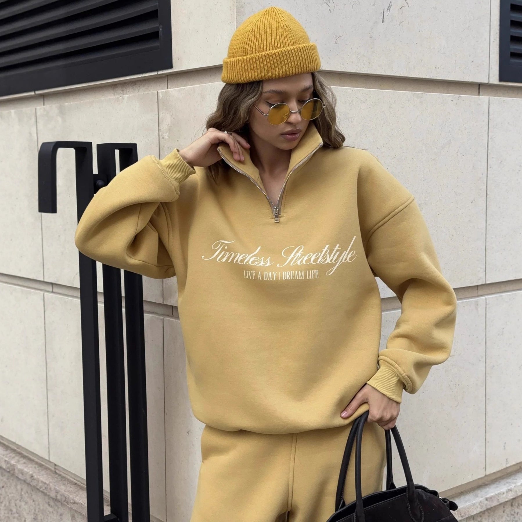 Casual Set Hoodie Sweatpants Two-piece Set