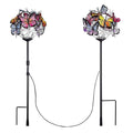Waterproof Butterfly Shaped Solar Light, Outdoor Lighting, RGB, Durable