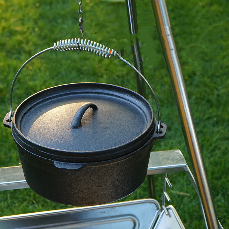 Picnic Cast Iron Stew Pot