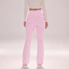 Stretchy Figure-flattering Flared Pants