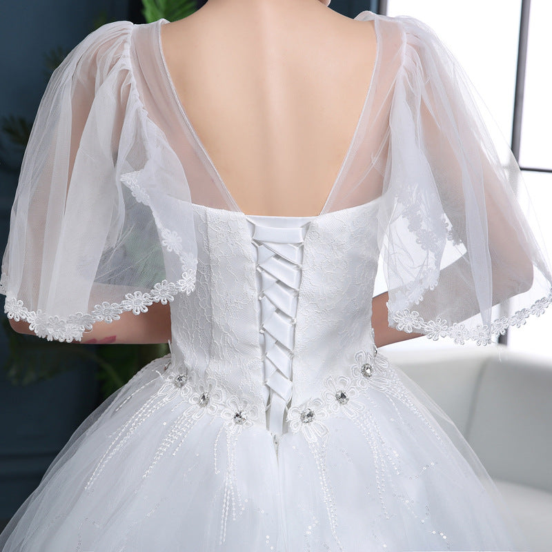 Lace wedding dress
