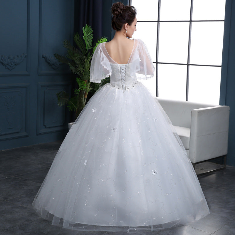 Lace wedding dress
