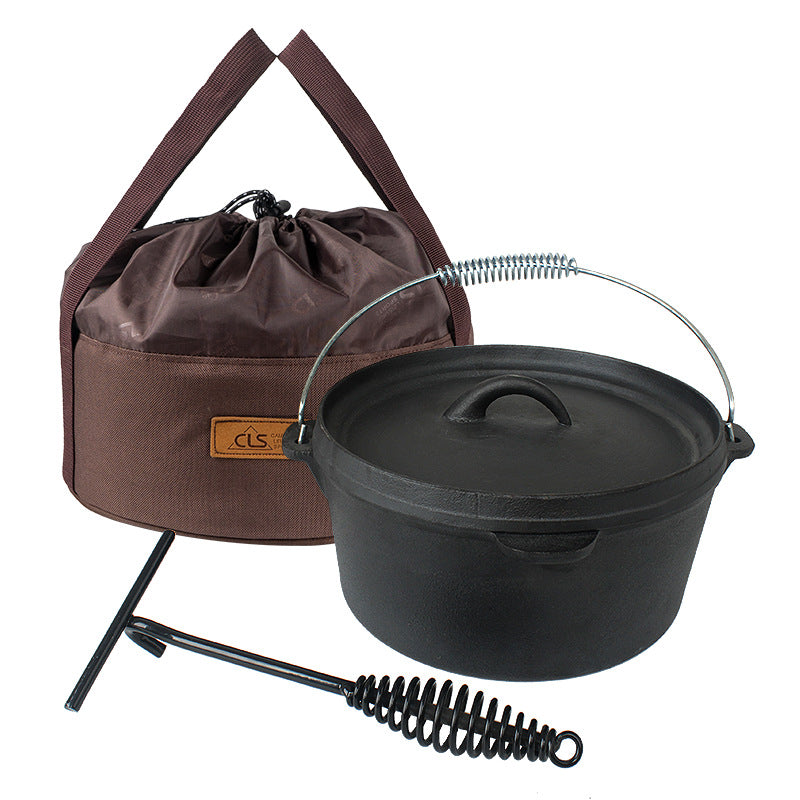 Picnic Cast Iron Stew Pot