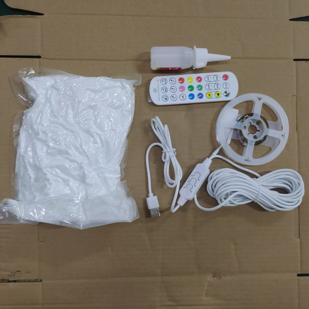 Creative Decorative Cloud Lamp Remote-Controlled LED Light RGB Color Changing