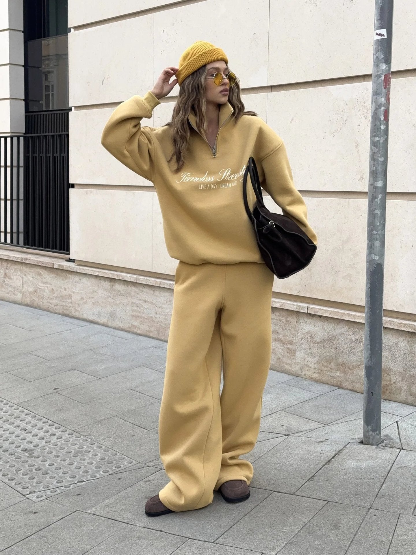 Casual Set Hoodie Sweatpants Two-piece Set