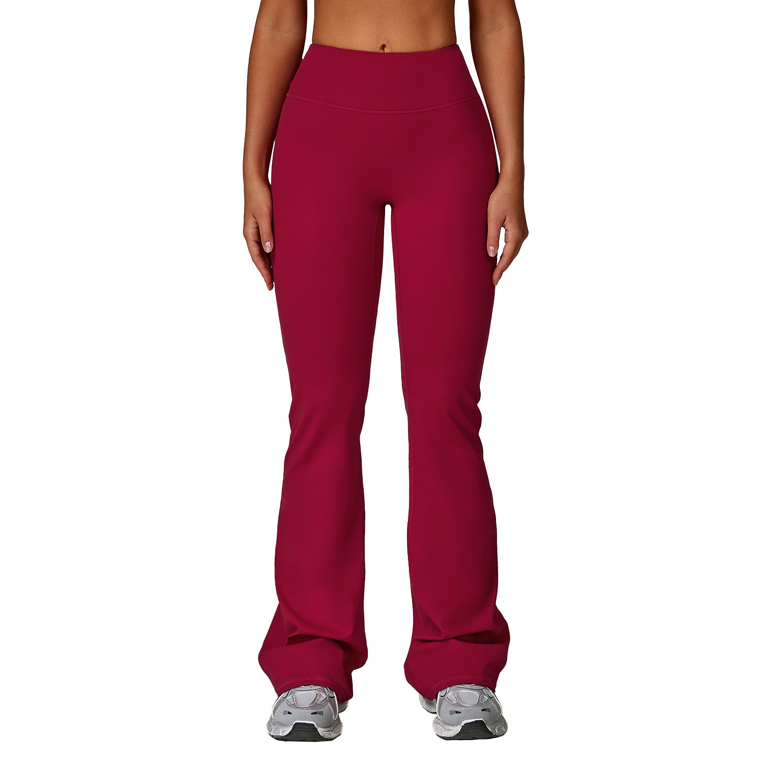 Brushed High Waist Yoga Tight Wide-leg Bell-bottoms