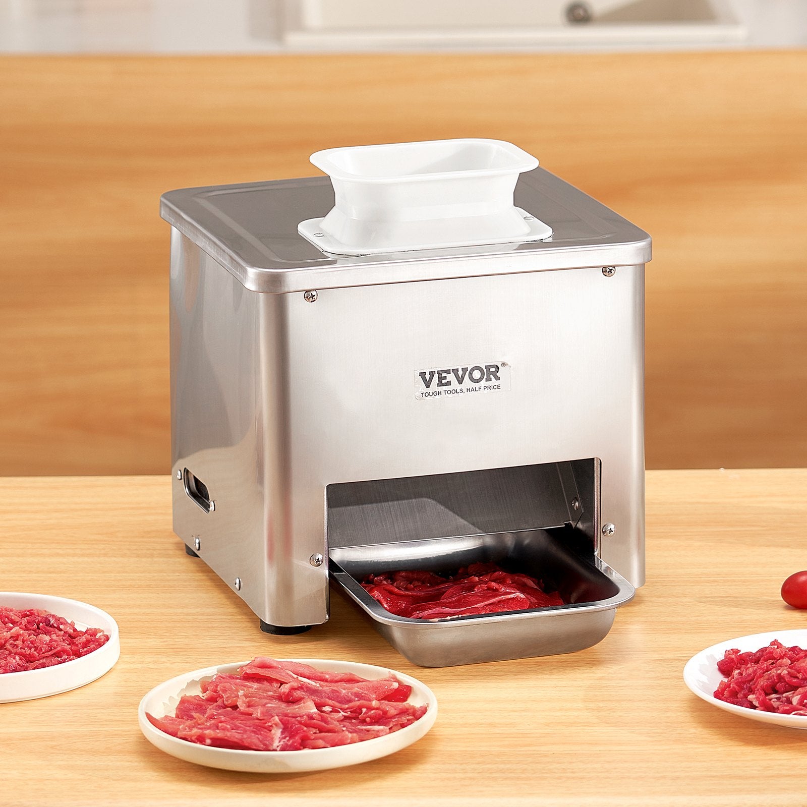 Electric Meat Cutter Machine 550W Commercial Meat Slicer For Kitchen Restaurant