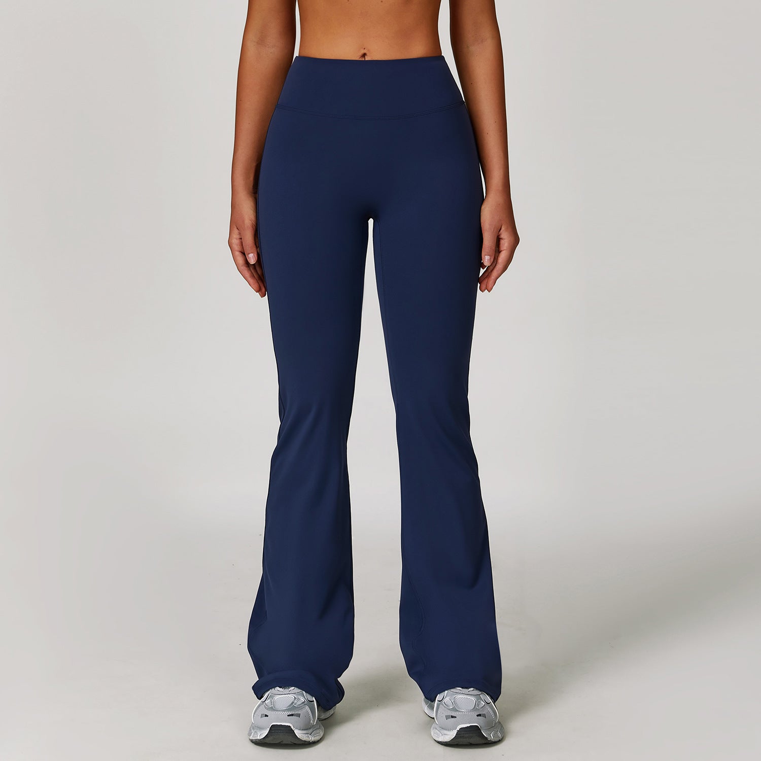 Brushed High Waist Yoga Tight Wide-leg Bell-bottoms