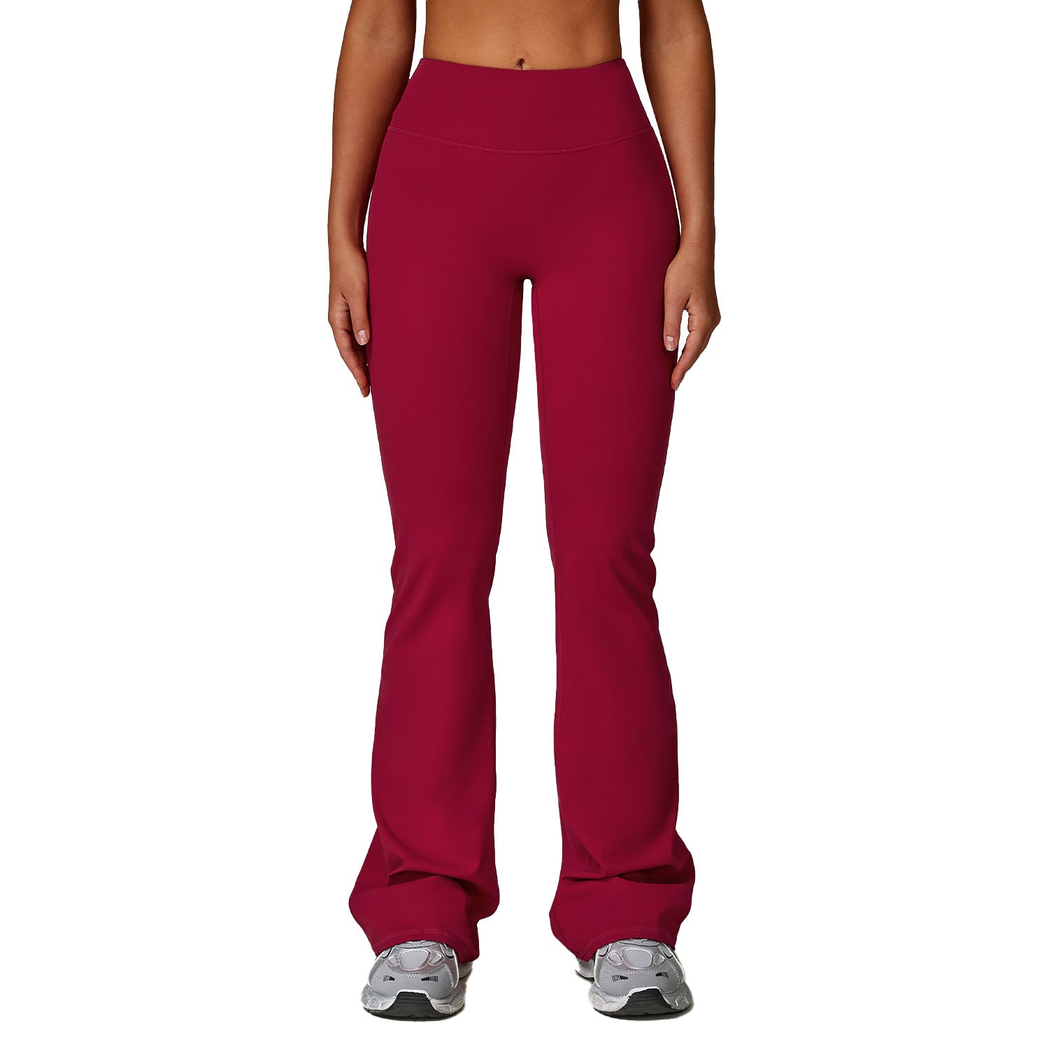 Brushed High Waist Yoga Tight Wide-leg Bell-bottoms